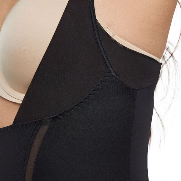 Maidenform 2XL Firm Foundation WYOB Open Bust Body Shaper DM5004 Black - Picture 2 of 7
